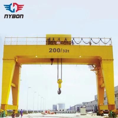 Large-Tonnage Double Girder a Frame 200 Ton Gantry Crane