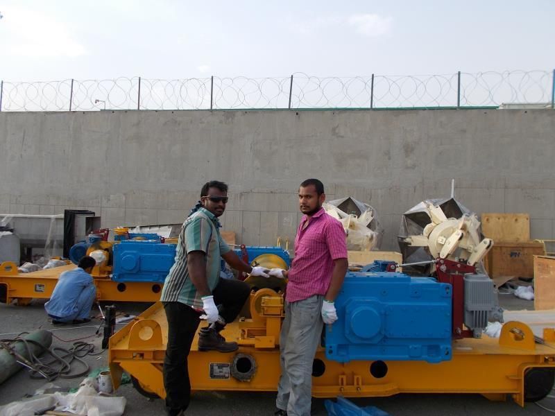 Customised Steel Rail Mounted 50t Gantry Crane for Container Handling