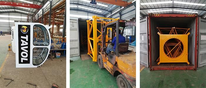 Qtz50-5010 Model Lift Equipment Topkit Tower Crane