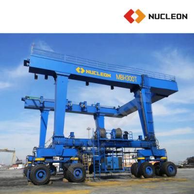 China Leading Manufacturer Marine Rubber Tyre Rtg Marine Gantry Crane