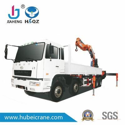HBQZ Factory price SQ700ZB4 Hydraulic Lifting 35 Ton Knuckle boom Mounted truck Crane for dump truck