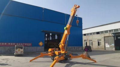 Dual Powers Diesel &amp; Electric Motor Drive Spider Crane