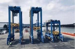 40 Ton Rubber Tyred 20FT 40FT Container Gantry Crane