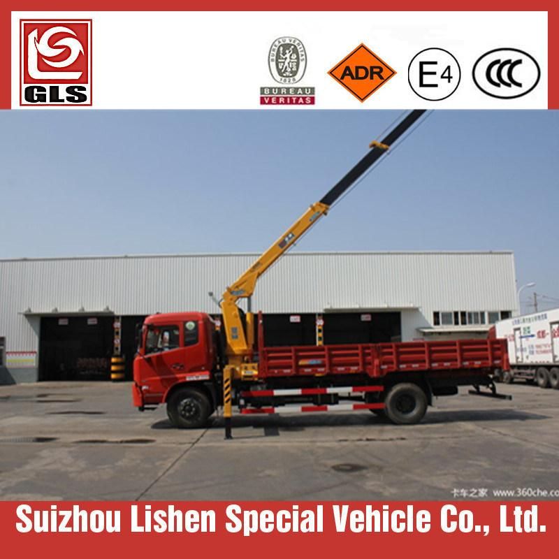 Dongfeng Crane Truck / Mounted Crane Truck Straight/Foldable Crane