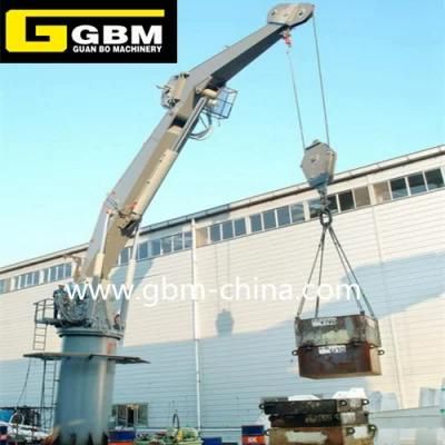 Gbm 1t 31m Vessel Jib Marine Pedestal Crane