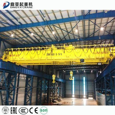 Dy Qd Heavy Duty Double Girder Beam Eot Overhead Bridge Crane 40t 50t 60t 75t 150t 100t 200t 250t 300t 40ton