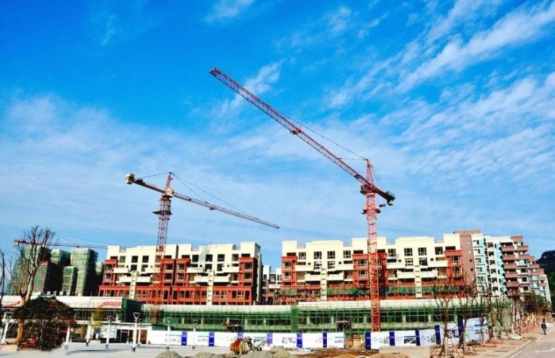 China 12 Ton Flat Top Tower Crane Manufacture Price