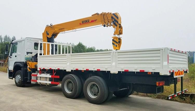 Chinese Cheap Price Sq10sk3q Straight Arm Crane 10ton Truck Mounted Crane Price