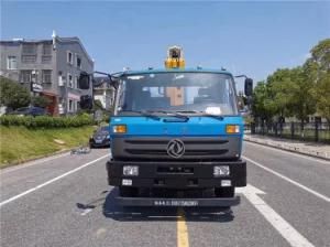 Transport Van Truck Mounted 6 Ton Arm Straight Crane