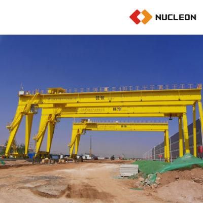 30 Ton 40 Ton 50 Ton Industrial Double Girder Travelling Gantry Crane for Precast Beam Lifting