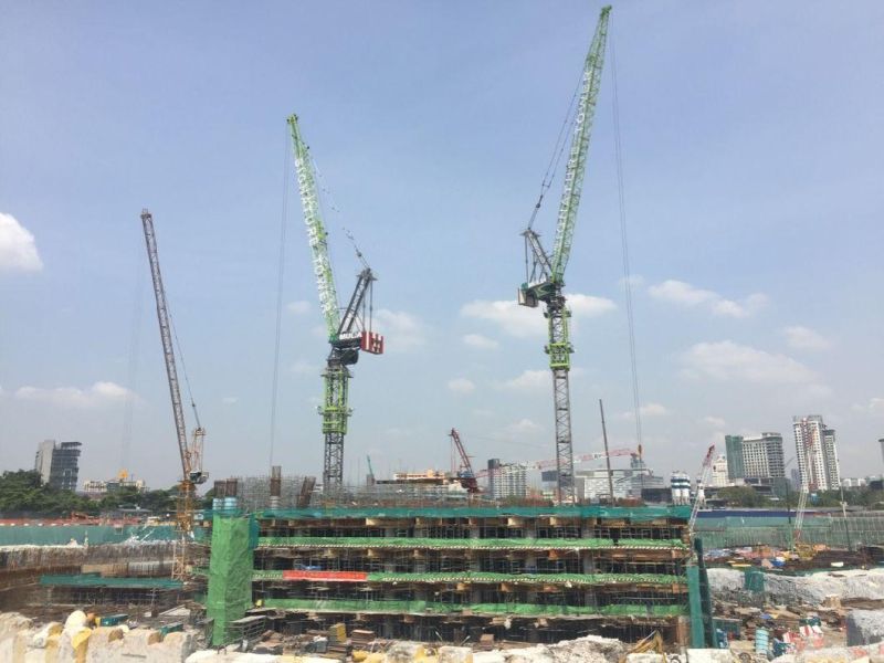 L500A-50u Zoomlion Construction Machinery Luffing Jib Tower Crane