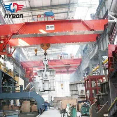 Qdy Metallurgy Double Girder Overhead Crane for Smelting Workshop