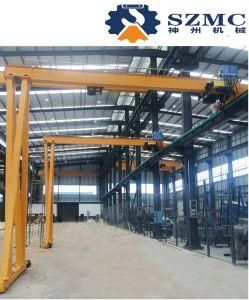 Mbh Lifting Machine Electric Hoist Half Portal Gantry Crane