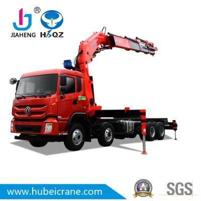 HBQZ Crane Manufacturer 16.8m lifting height 25tons knuckle boom cargo Truck Crane SQ500ZB5