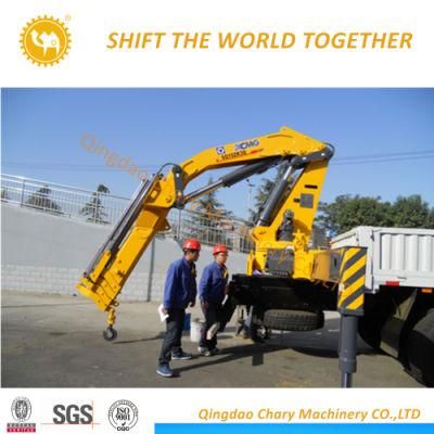 Crane Manufacturer Provide Cargo Truck Mounted Crane 10 Ton Hiab Truck