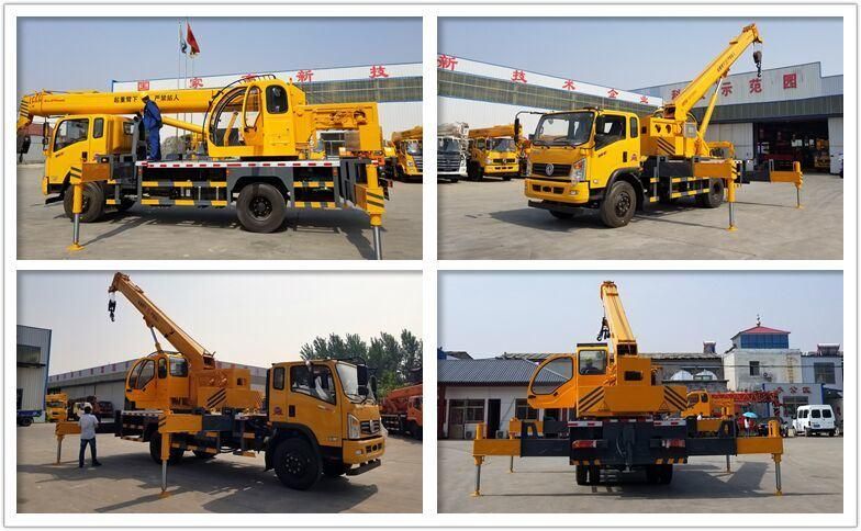 12t Dongfeng Lifting Telescoping Boom Crane Truck Mounted Crane