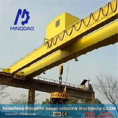 Mobile QC Electromagnet 10t Double Girder Overhead Crane