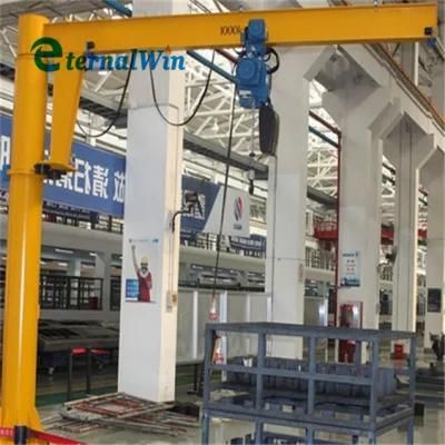 2 Ton Mini Hydraulic Electric Rotation 360 Degree Jib Crane for Sale