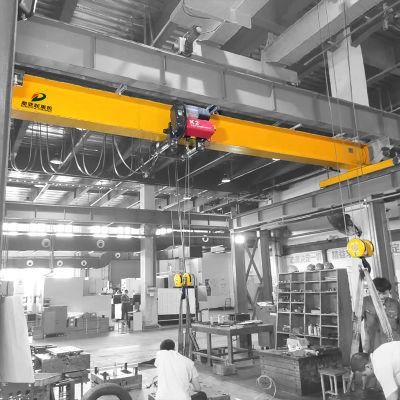 Electric Hoist Single Beam 5 Ton Overhead Crane with Frequency Trolly Control