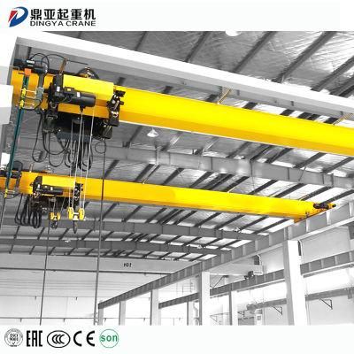 Dy Lh 6ton 10ton 16ton 20ton 16m 20m 25m Double Girder Overhead Crane Factory Price