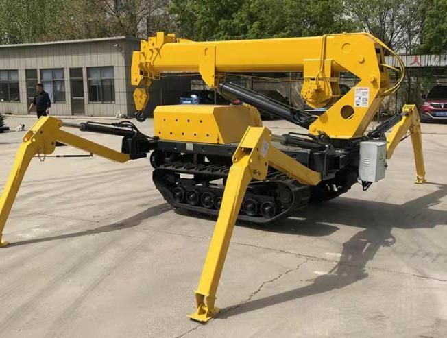 1ton 3 Ton 5ton Portable Crawler Rubber Mini Sider Crane