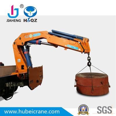 2019hbqz ISO Certificate Hydraulic Telescopic Boom Crane Truck Mounted Crane