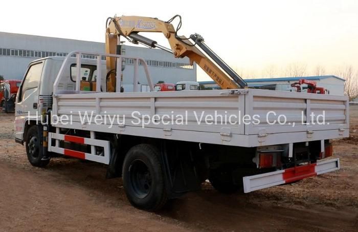 Jmc/JAC 2ton 3tons 3.2tons Construction Truck with Knuckle Folding Arm Crane for Sale with Factory Price