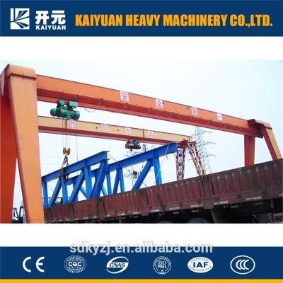 10t Electric Traveling Single Girder Gantry Crane with Rope Hoist