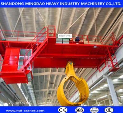 Qz Grab Overhead Crane with Hook for Garbage Steel Bridge-Type Grab Crane for Factory