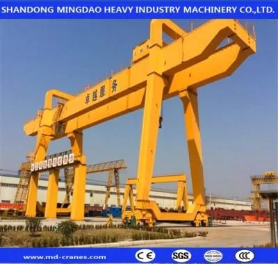 Outdoor Movable 50t Double Girder Gantry Cranes Industrial Heavy Load