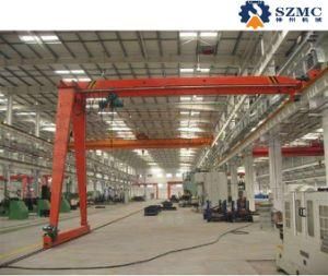 Mbh 5t 7t 8t 10t Electric Hoist Half Gantry Crane