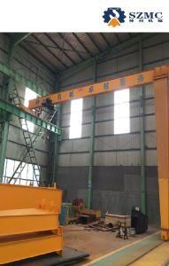 European 5~12.5t Single Girder Semi Gantry Crane for Lifting