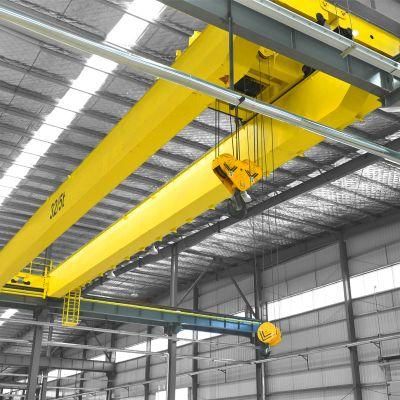 Mobile Double Beams Girder Overhead Bridge Crane with Electric Hoist