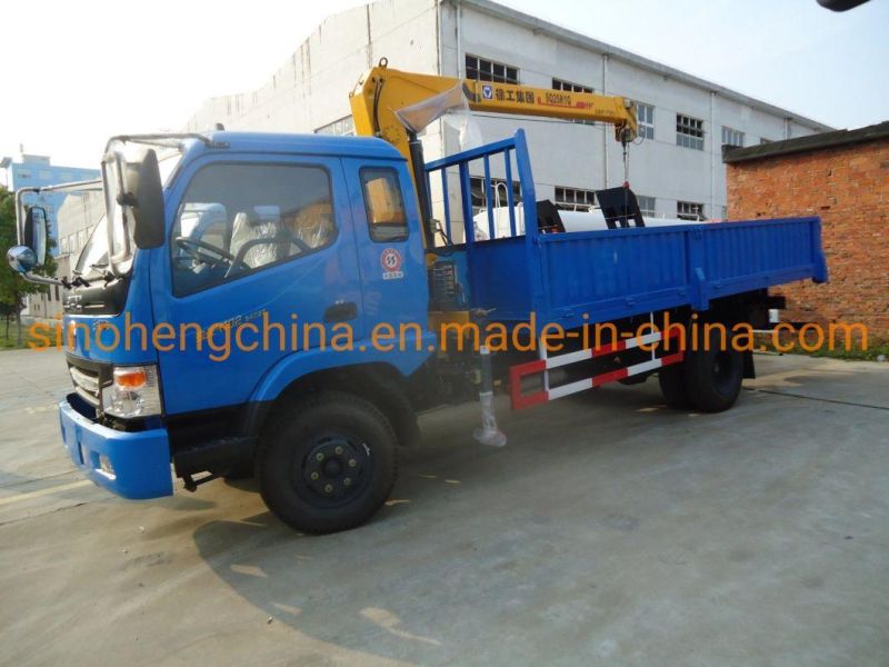 Dongfeng 8 Ton Telescopic Boom Truck Lorry Mounted Crane