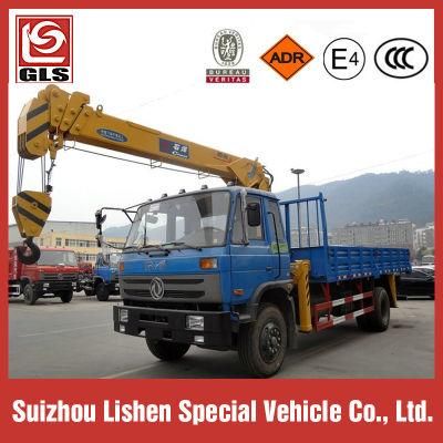 8/10/12t Dongfeng Truck with 8/10ton Lifting Crane