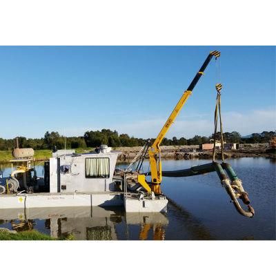Hydraulic Mini 3ton Straight Arm Pedestal Marine Deck Boom Crane