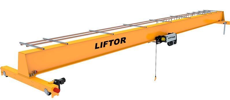 Liftor CE Certificate Europe Style Bridge Crane 1 2 3 5 10 Ton Single Girder Overhead Crane Price for Sale