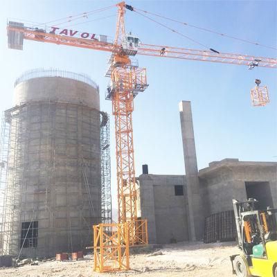 China Tavol Brand Tower Crane Price of 8 Ton 10 Ton Tower Crane