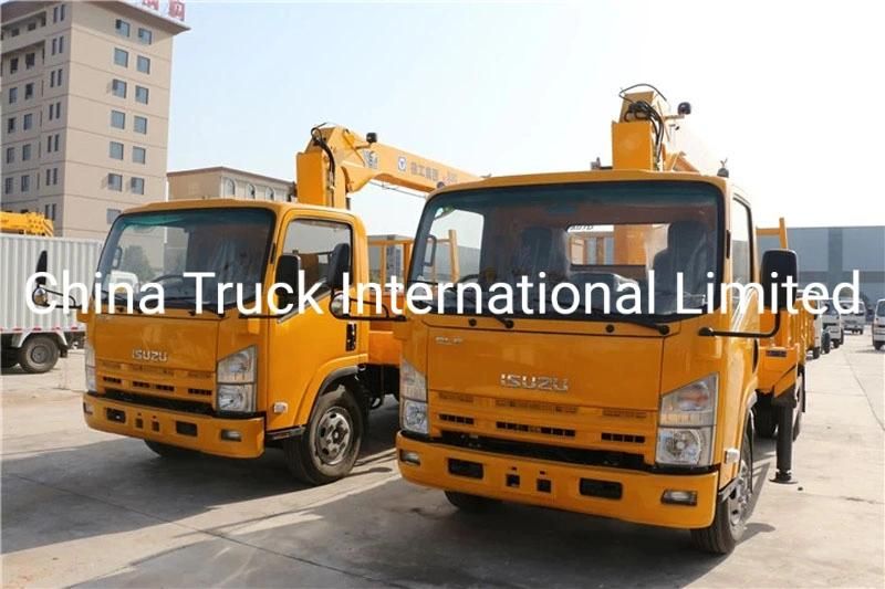 Isuzu Nqr 700p 4*2 191HP Hydraulic Truck Crane