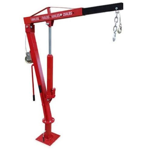 Low Price Hydraulic Pickup Truck Crane Prohoists Hitch Mounted Winch 1000 Lbs Lift Crane