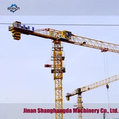 China Topless 5 Ton 16 Ton Tower Crane Building Flat Top Tower Cranes