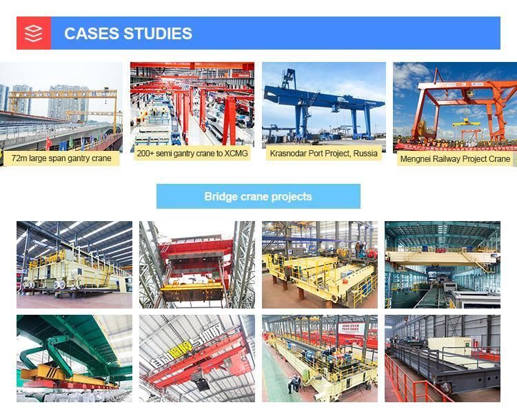 Double Girders and Beams Electric Bridge Overhead Traveling Eot Crane