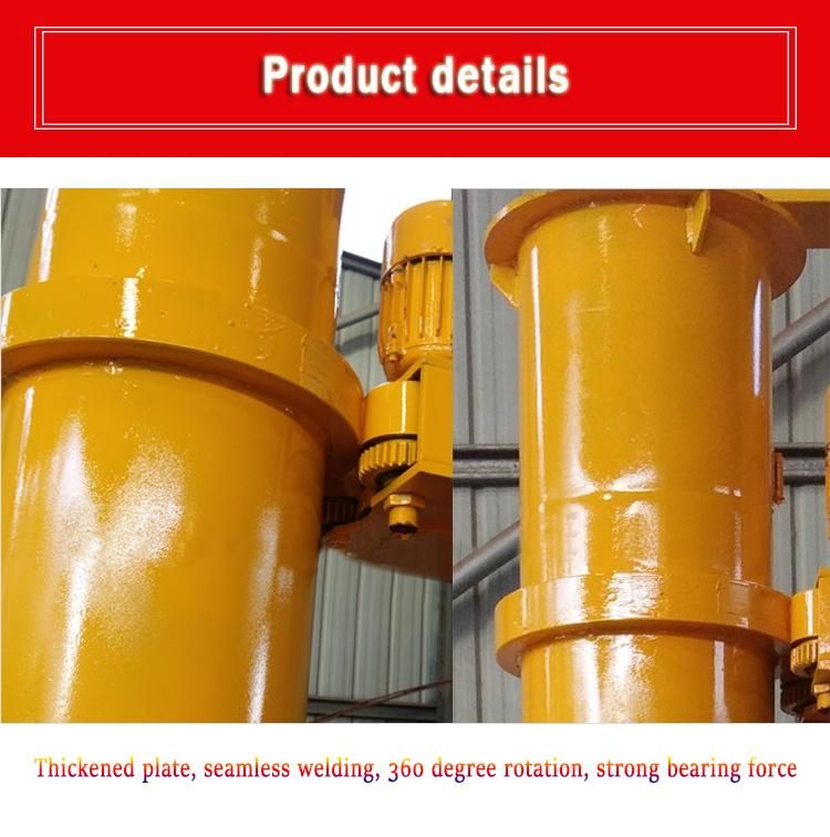 Electric 220V 60Hz Single Speed 2t Column Swing Lever Jib Crane Price