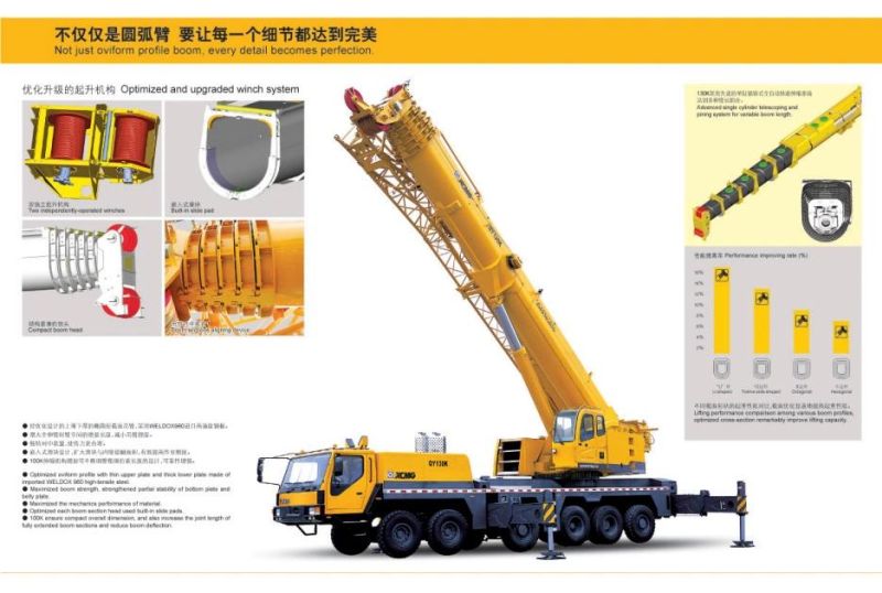 130t 130 Ton Qay130 Truck Crane All Terrain Crane