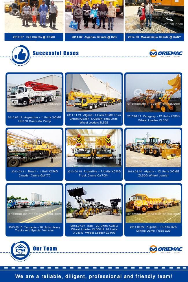 Top Brand Zoomlion 25 Tons 30 Tons, 50 Tons, 55 Tons, 70 Tons, 75 Tons, 100 Ton, 200t, 300t Telescopic Mobile Pick up Truck Crane with Factory Price