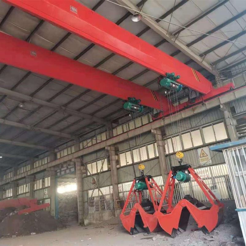 Double Girder Open Winch Overhead Crane for Heavy Duty Workshop