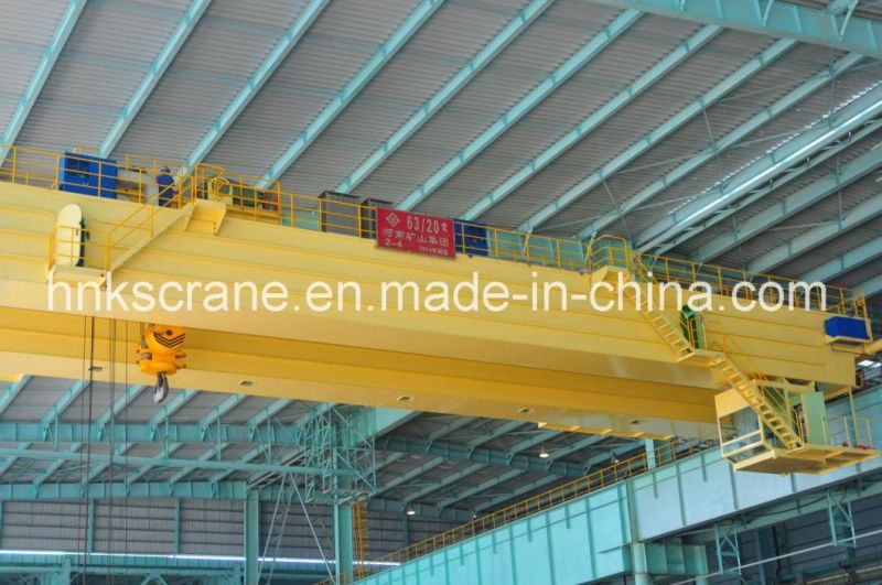 5~74/20ton Span 22.5m Double Girder Overhead Casting Crane