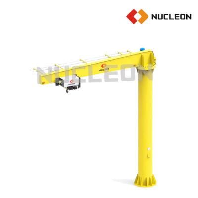 Heavy Duty 10 Ton Floor Mounted Motorized Jib Crane with CE Certificate