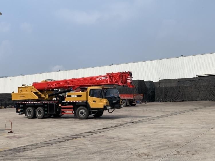 Top Brand 30 Ton Stc300e Hydraulic Telescopic Straight Boom Mini Mobile Truck Crane