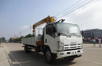 Isuzu 4*2 3 Ton Loader Folding Crane Truck